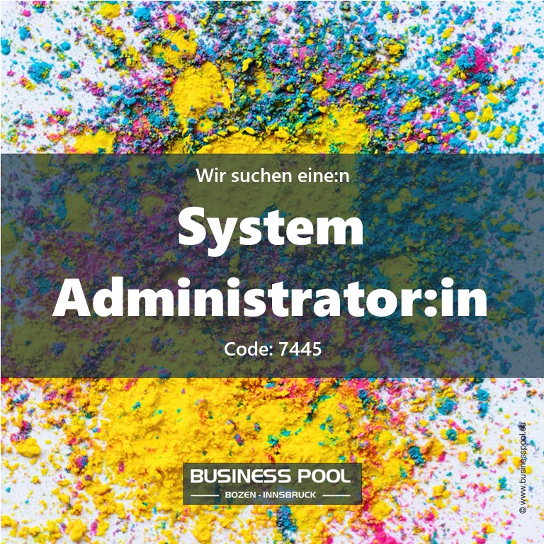 System Administrator:in