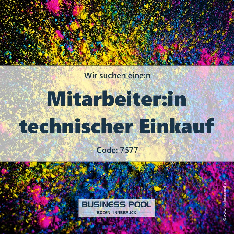 Mitarbeiter:in technischer Einkauf
