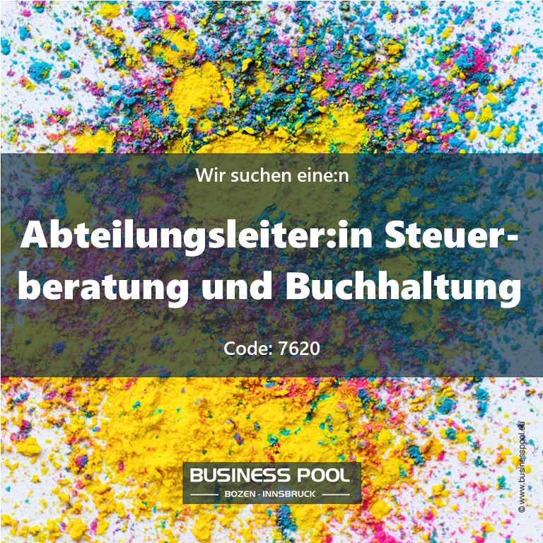 Abteilungsleiter:in Steuerberatung und Buchhaltung 