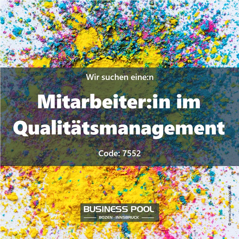 Mitarbeiter:in im Qualitätsmanagement