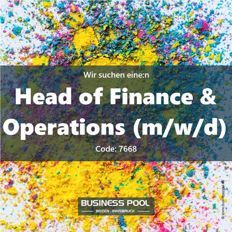 Head of Finance & Operations (m/w/d)