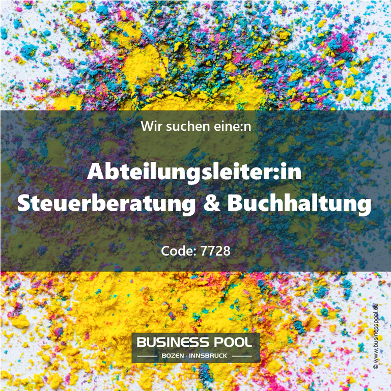 Abteilungsleiter:in Steuerberatung und Buchhaltung 