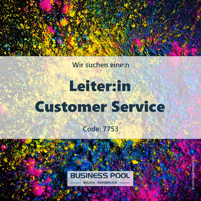 Leiter:in Customer Service
