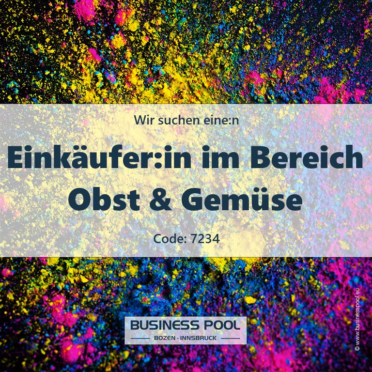Einkäufer:in im Bereich Obst & Gemüse