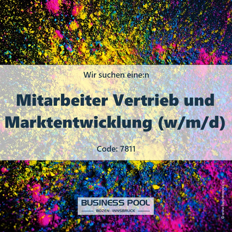 Mitarbeiter Vertrieb und Marktentwicklung (w/m/d)